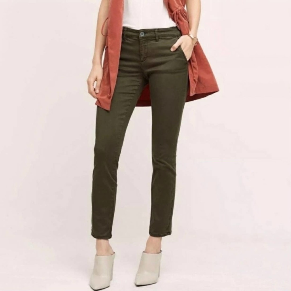 ANTHROPOLOGIE {Hei Hei} Abroad Skinny Trousers 31